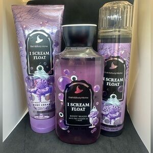 🆕 Bath & Body Works 👻I Scream Float 👻 cream mist body wash set ✨new unused✨
